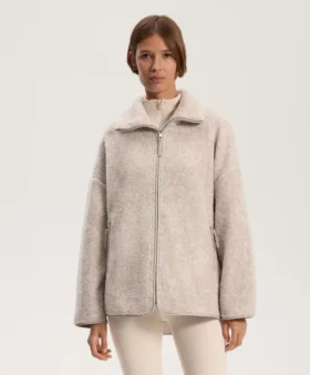 Oversize Kürklü Ceket