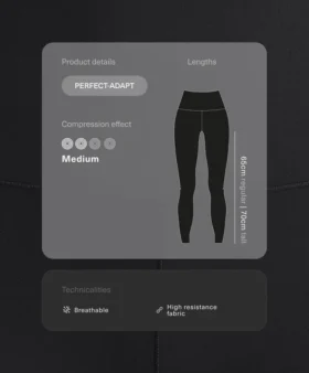 Perfect-Adapt Yüksek Bel Ayak Bileği Uzunluğunda Taytlar