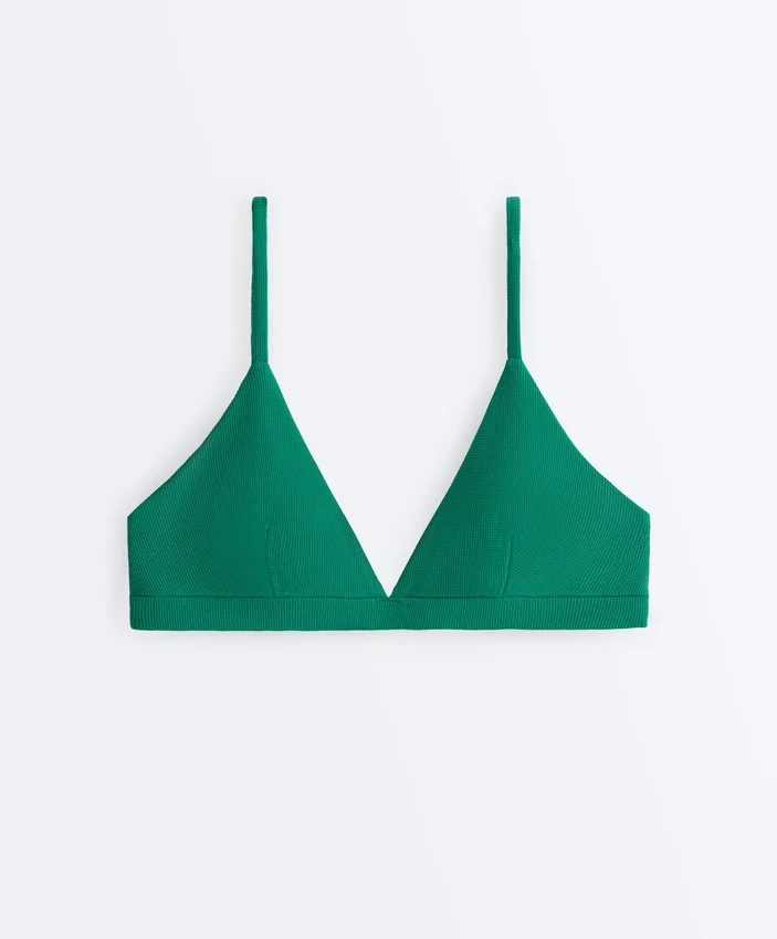 Piqué Üçgen Bikini Üst Giyim Piqué Üçgen Bikini Üst Giyim