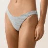Polka Dot Jakarlı U-Cut Orta Örtücülükte Bikiniler Külotu Polka Dot Jakarlı U-Cut Orta Örtücülükte Bikiniler Külotu