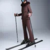 Suya Dayanıklı Geniş Paça Streç Kayak Pantolonu Suya Dayanıklı Geniş Paça Streç Kayak Pantolonu