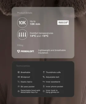 Primaloft® Kayak Suya Dayanıklı Süper Dar Kesim Ceket Primaloft® Kayak Suya Dayanıklı Süper Dar Kesim Ceket