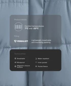 Primaloft® Su İtici Yastıklı Ceket