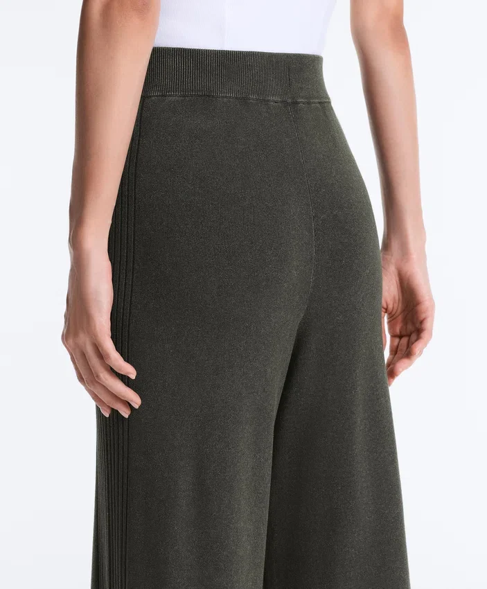 Ribana Örme Düz Paça Pantolon Ribana Örme Düz Paça Pantolon