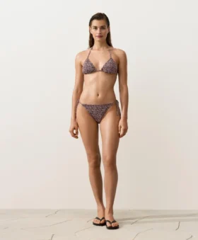 Smock Bağcıklı Orta Kapalı Bikini Külotu
