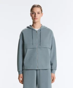 Soft Touch Modal Fermuarlı Ribana Sweatshirt Soft Touch Modal Fermuarlı Ribana Sweatshirt