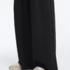 Soft Touch Modal Geniş Paça Pantolon, Bel Kısmında Pileli Detay Soft Touch Modal Geniş Paça Pantolon, Bel Kısmında Pileli Detay