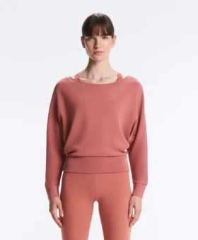 Soft Touch Modal Kayık Yaka Sweatshirt