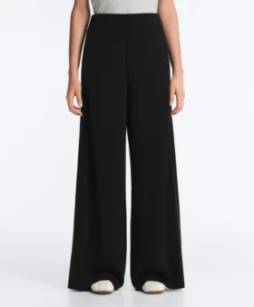 Soft Touch Modal ve Hemstitch Detaylı Geniş Paça Pantolonlar