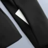 Süper Dar Kesim Renk Bloklu Primaloft® Kayak Suya Dayanıklı Yastıklı Ceket