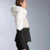 Süper Dar Kesim Renk Bloklu Primaloft® Kayak Suya Dayanıklı Yastıklı Ceket