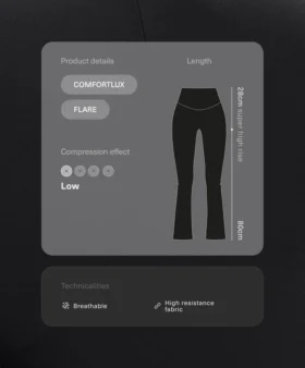 Süper Yüksek Bel Comfortlux Flare Pantolonlar