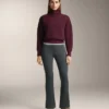 Süper Yüksek Bel Dikişsiz Ekstra Sıcak Ribana Geniş Paça Pantolonlar Süper Yüksek Bel Dikişsiz Ekstra Sıcak Ribana Geniş Paça Pantolonlar