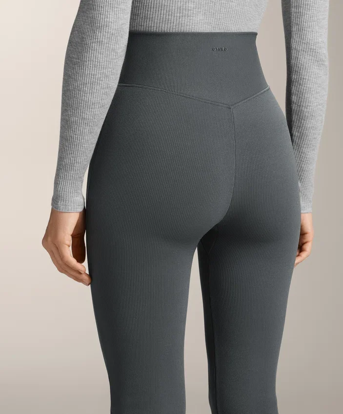 Süper Yüksek Bel Dikişsiz Ekstra Sıcak Ribana Geniş Paça Pantolonlar Süper Yüksek Bel Dikişsiz Ekstra Sıcak Ribana Geniş Paça Pantolonlar