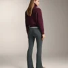 Süper Yüksek Bel Dikişsiz Ekstra Sıcak Ribana Geniş Paça Pantolonlar Süper Yüksek Bel Dikişsiz Ekstra Sıcak Ribana Geniş Paça Pantolonlar
