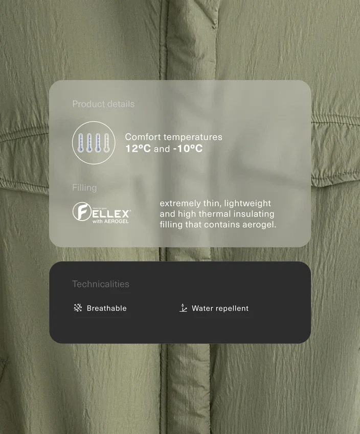 Su İtici Fellex® Aerogel Balon Ceket Su İtici Fellex® Aerogel Balon Ceket
