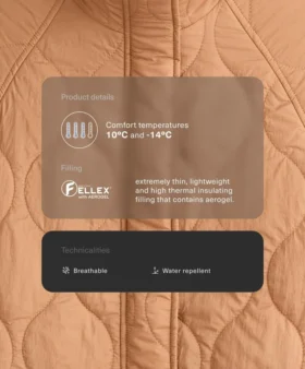 Su İtici Fellex® Aerogel Yastıklı Ceket
