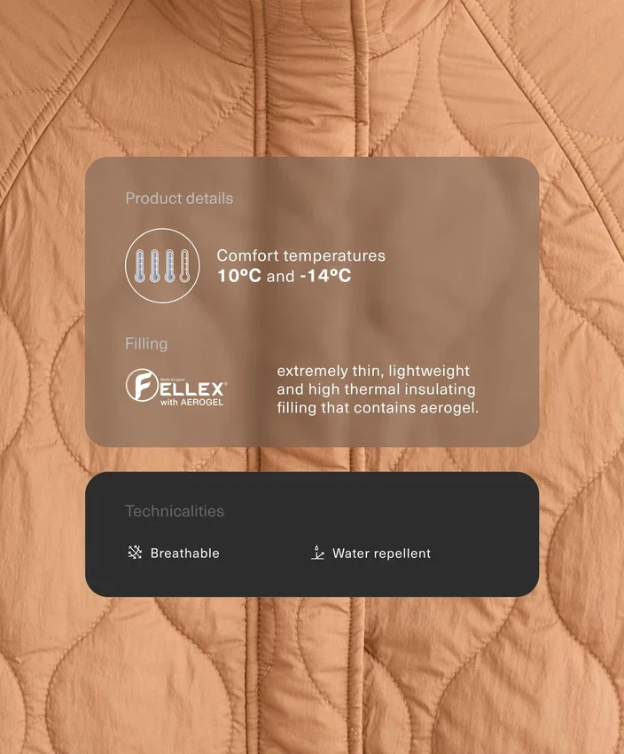 Su İtici Fellex® Aerogel Yastıklı Ceket Su İtici Fellex® Aerogel Yastıklı Ceket