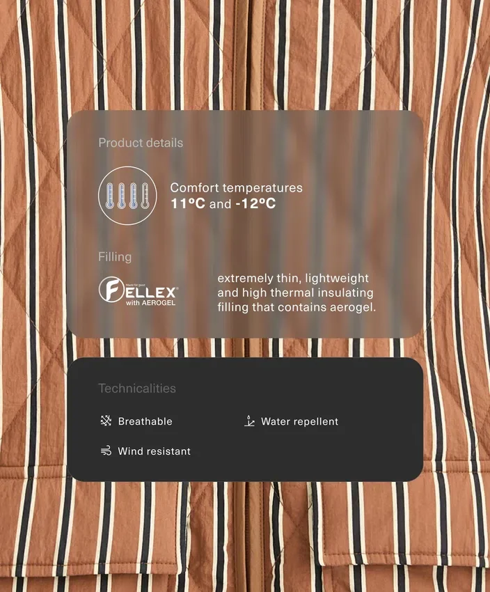 Su İtici Fellex® Aerogel Yastıklı Ceket Su İtici Fellex® Aerogel Yastıklı Ceket