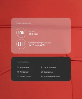 Suya Dayanıklı Geniş Paça Streç Kayak Pantolonu