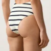 Tığ İşi Çizgili Asimetrik Trikiniler Tığ İşi Çizgili Asimetrik Trikiniler