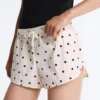 Teknik Polka Dot Şortlar