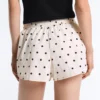 Teknik Polka Dot Şortlar