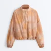 Tie-Dye Desenli Eşofman Ceketi