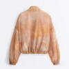 Tie-Dye Desenli Eşofman Ceketi