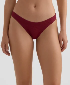U Kesim Mini Kareli Jakarlı Brezilya Bikinisi Külotu