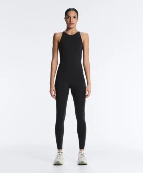 Uzun Compressive Halter Yaka Tulum