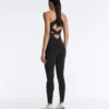 Uzun Compressive Halter Yaka Tulum Uzun Compressive Halter Yaka Tulum