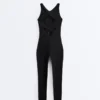 Uzun Compressive Halter Yaka Tulum Uzun Compressive Halter Yaka Tulum