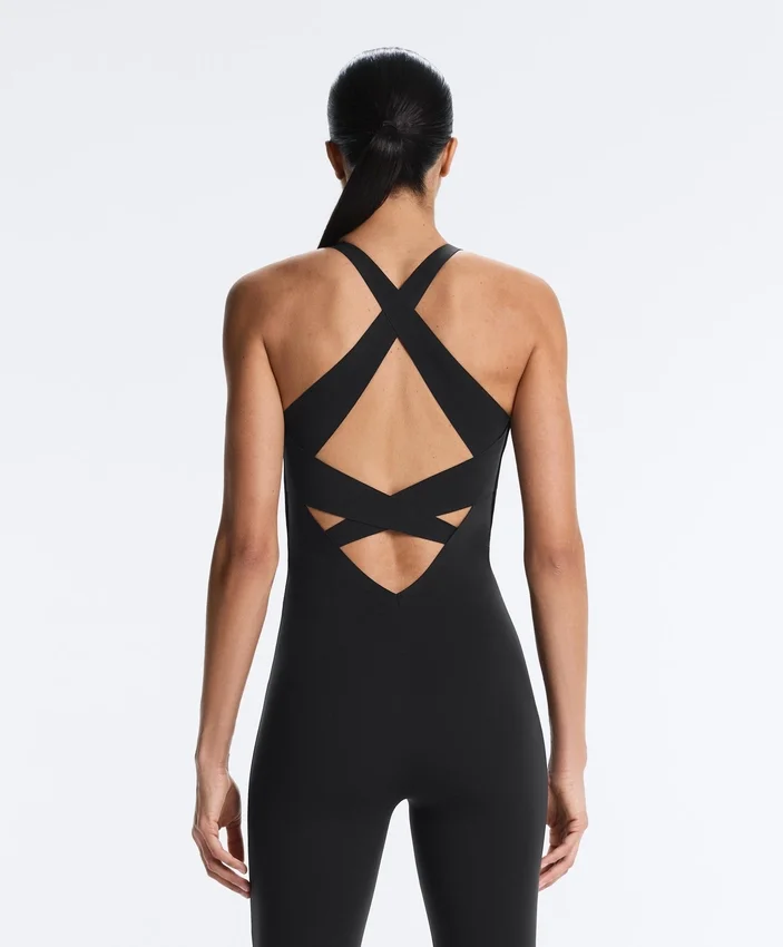Uzun Compressive Halter Yaka Tulum Uzun Compressive Halter Yaka Tulum