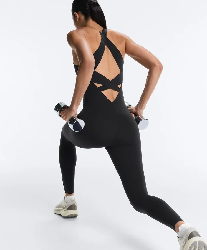 Uzun Compressive Halter Yaka Tulum Uzun Compressive Halter Yaka Tulum