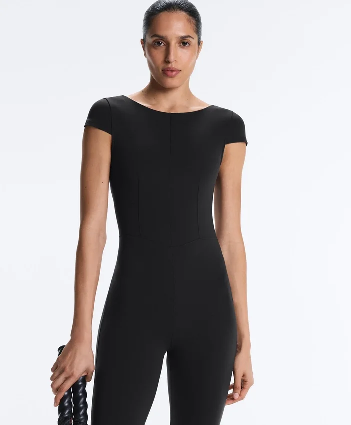 Uzun Compressive Kısa Kollu Tulum Uzun Compressive Kısa Kollu Tulum
