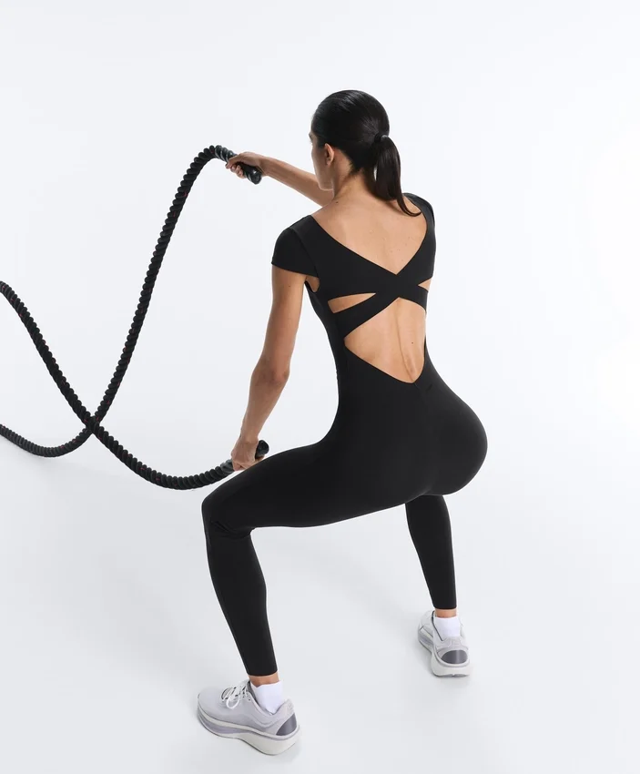 Uzun Compressive Kısa Kollu Tulum Uzun Compressive Kısa Kollu Tulum