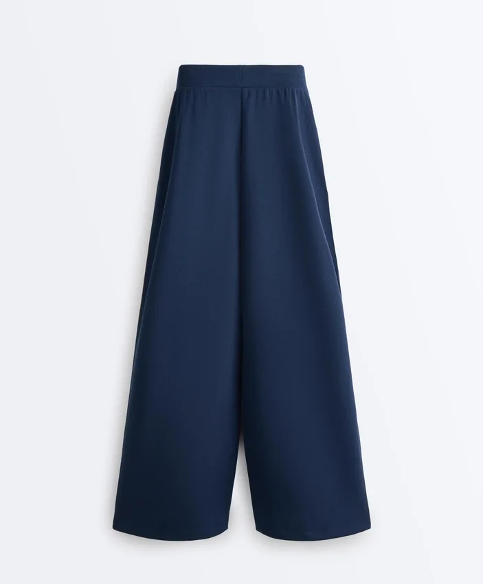 Yan Bantlı Düz Paça Twill Pantolonlar Yan Bantlı Düz Paça Twill Pantolonlar