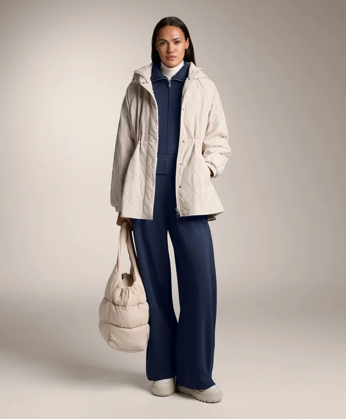Yan Pileli ve Fırçalanmış Modal Cocoon Pantolonlar Yan Pileli ve Fırçalanmış Modal Cocoon Pantolonlar