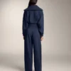Yan Pileli ve Fırçalanmış Modal Cocoon Pantolonlar Yan Pileli ve Fırçalanmış Modal Cocoon Pantolonlar
