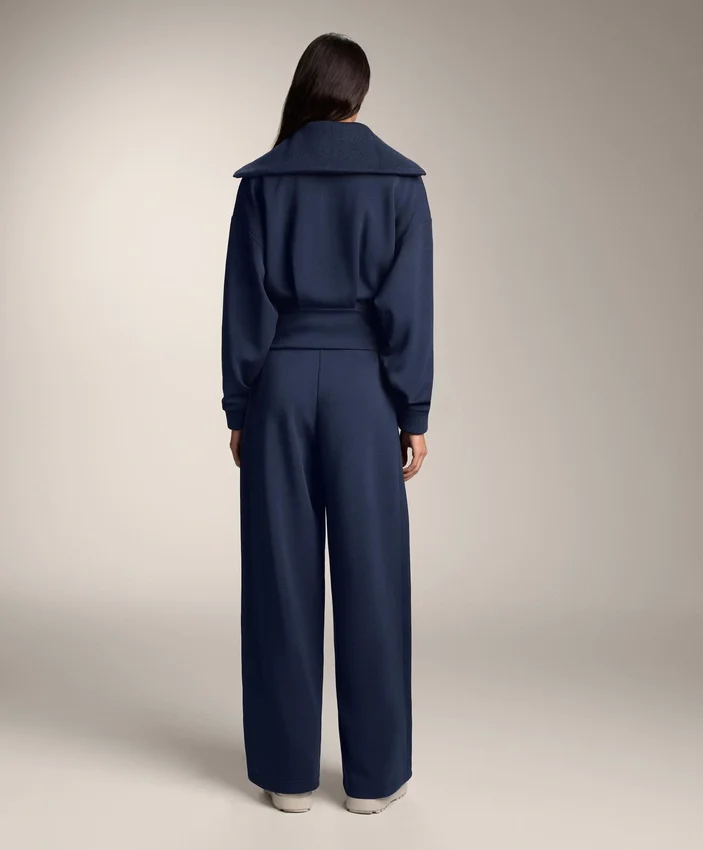Yan Pileli ve Fırçalanmış Modal Cocoon Pantolonlar Yan Pileli ve Fırçalanmış Modal Cocoon Pantolonlar
