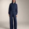 Yan Pileli ve Fırçalanmış Modal Cocoon Pantolonlar Yan Pileli ve Fırçalanmış Modal Cocoon Pantolonlar