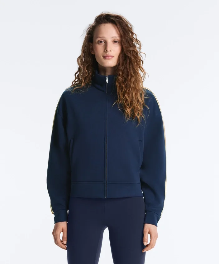 Yanlarında Şerit Detaylı Twill Ceket Yanlarında Şerit Detaylı Twill Ceket