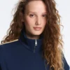 Yanlarında Şerit Detaylı Twill Ceket Yanlarında Şerit Detaylı Twill Ceket