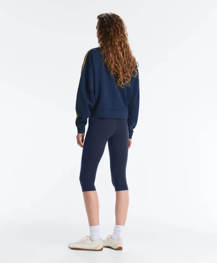 Yanlarında Şerit Detaylı Twill Ceket Yanlarında Şerit Detaylı Twill Ceket