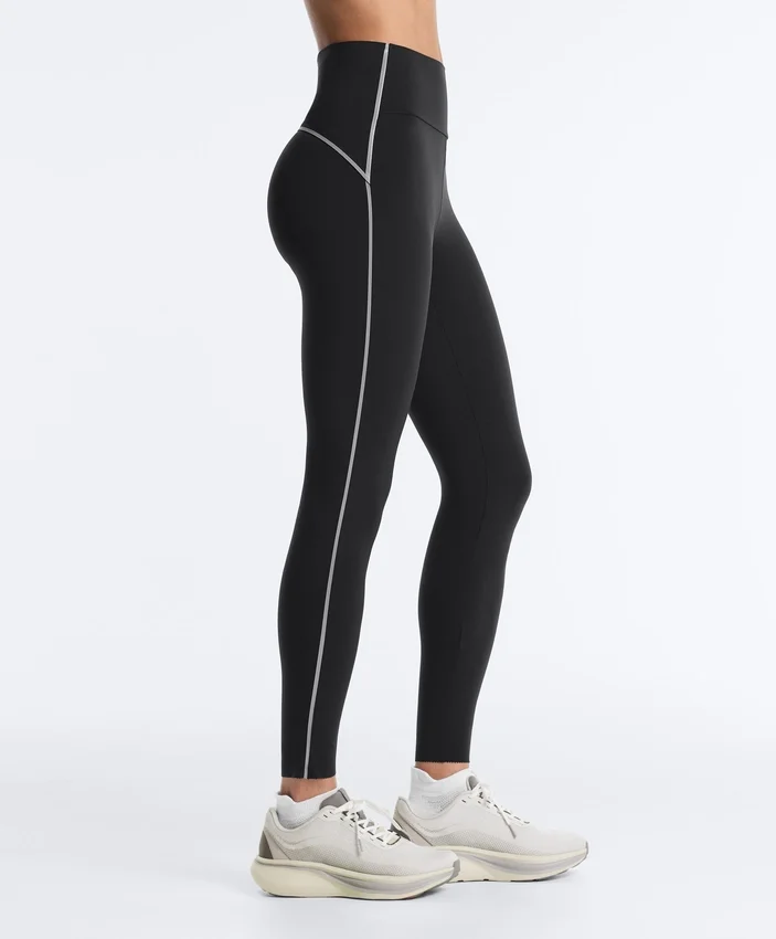Yansıtıcı, Yüksek Bel, Compressive Core Control, Ayak Bileği Uzunluğunda Taytlar Yansıtıcı, Yüksek Bel, Compressive Core Control, Ayak Bileği Uzunluğunda Taytlar