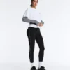 Yansıtıcı, Yüksek Bel, Compressive Core Control, Ayak Bileği Uzunluğunda Taytlar Yansıtıcı, Yüksek Bel, Compressive Core Control, Ayak Bileği Uzunluğunda Taytlar