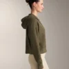 Yapılı Örme Kapüşonlu Ceket Yapılı Örme Kapüşonlu Ceket