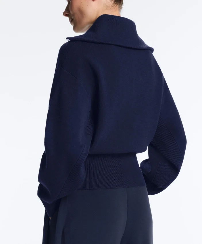 Yarım Fermuarlı Yüksek Yakalı Kazak Yarım Fermuarlı Yüksek Yakalı Kazak