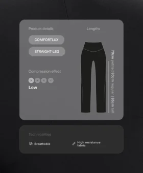 Yüksek Bel Comfortlux Düz Paça Pantolonlar